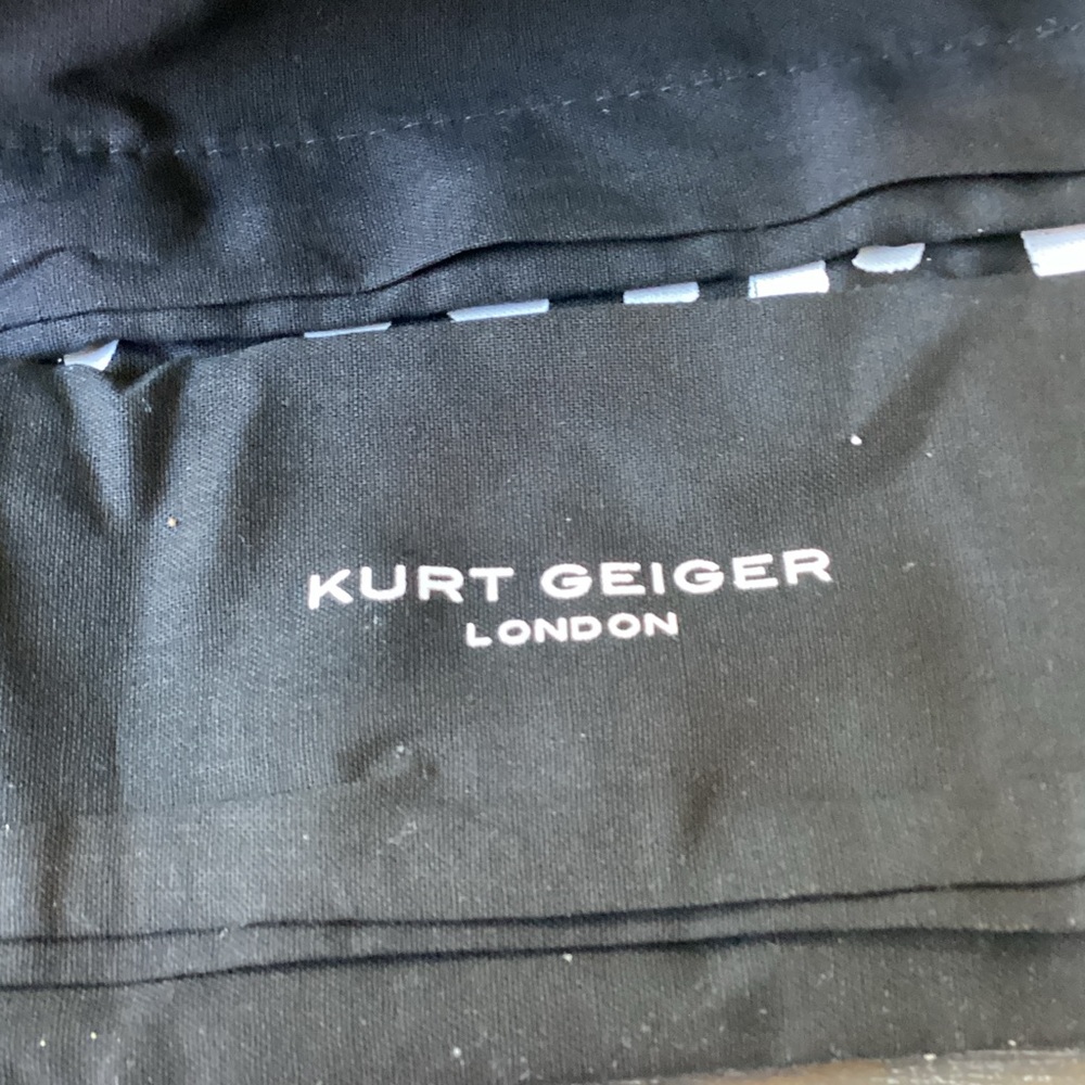 Kurt Geiger Black Quilted Leather Backpack NWT - Picture 14 of 16